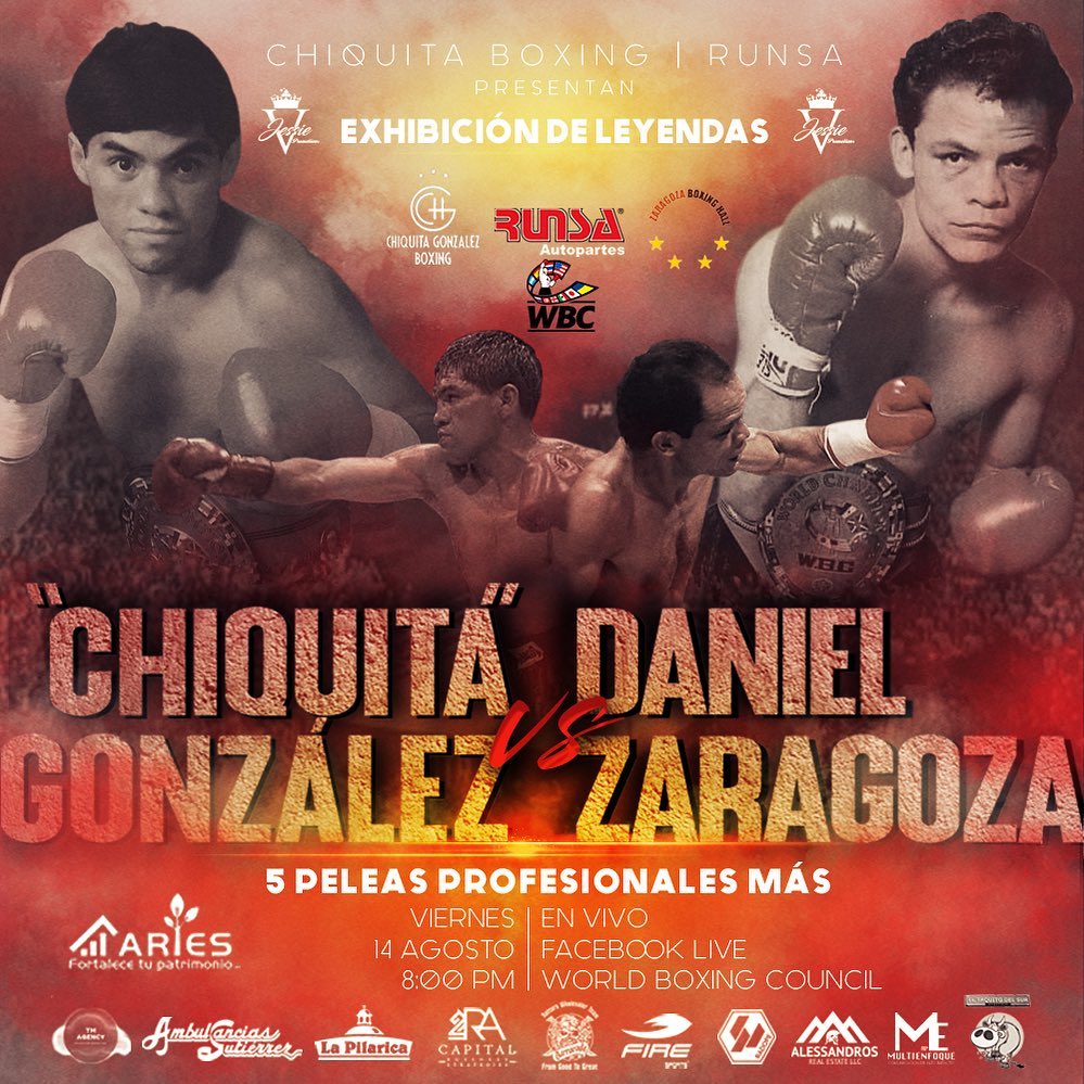 Leyendas Chiquita Gonzalez y Daniel Zaragoza realizarán combate de exhibición